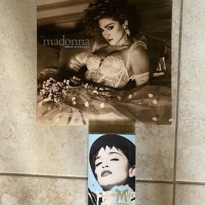 Vintage Madonna Vinyl LP and VHS. Both Original!!!